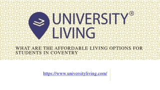 What are the Affordable Living Options for Students in Coventry