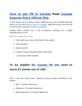 How to Get PR in Australia from Dubai