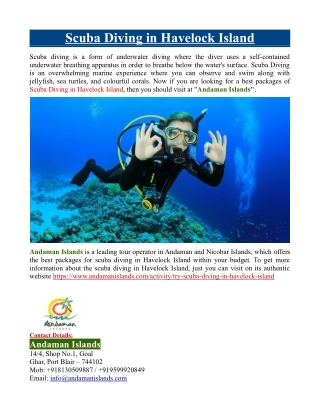 Scuba Diving in Havelock Island