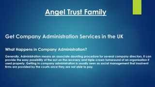Get company administration services in the UK