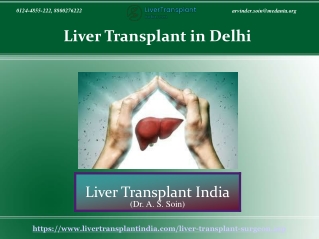 Visit Once Liver Transplant in Delhi