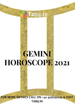 Gemini yearly horoscope: Know details about Gemini horoscope 2021