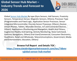 Sensor hub market