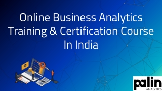 Online Business Analytics Training & Certification Course In India