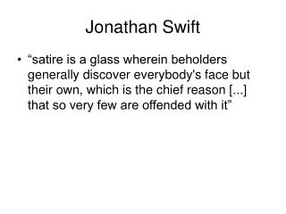 Jonathan Swift