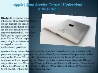 ipad service center