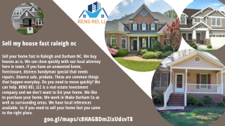 Sell my house fast raleigh nc