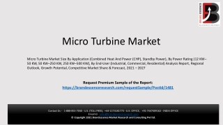 Micro Turbine  Market Competitive Landscape, Driving Factors and Challenges Analysis 2027