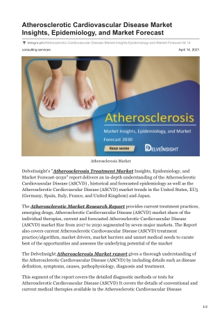 Atherosclerotic Cardiovascular Disease Market Insights, Epidemiology, and Market Forecast