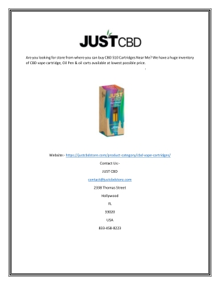 CBD Oil Vape Pen | Justcbdstore.com