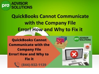 Neat Solutions to Fix QuickBooks won't open company file