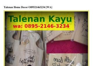 Talenan Home Decor Ô8ᑫ5.ᒿIᏎᏮ.౩ᒿ౩Ꮞ[WA]