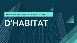 Service apartments in Bangalore