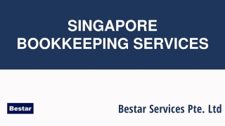 Professional Bookkeeping Services in Singapore - Bestar