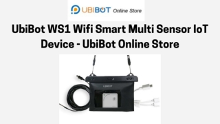 UbiBot WS1 Wifi Smart Multi Sensor IoT Device - UbiBot Online Store