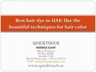 Best hair dye in UAE: Use the beautiful techniques for hair color