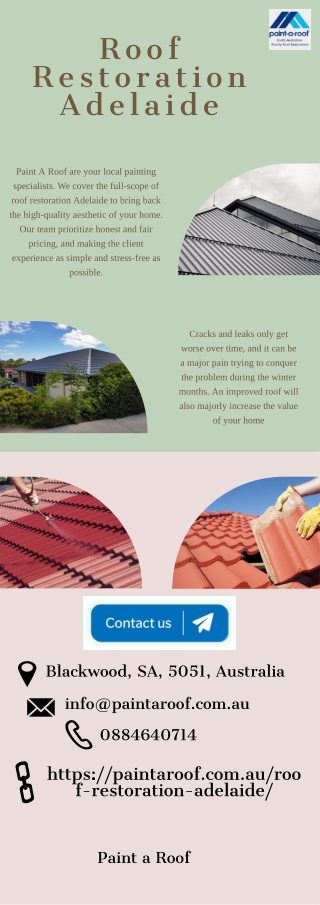 Roof Restoration Adelaide