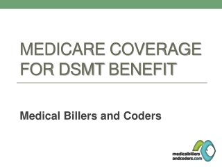 Medicare Coverage for DSMT Benefit