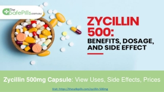 Order Zycillin 500 MG Capsule Online From The Safe Pills