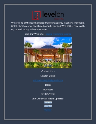 Digital marketing jakarta | Levelondigital.com