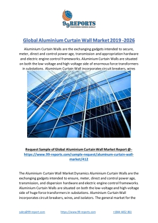 Global Aluminium Curtain Wall Market 2019 -2026