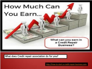 What does credit repair association do for you?