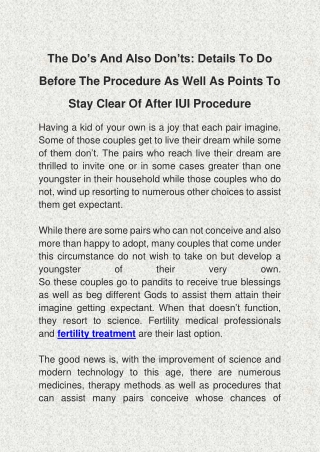 IUI COST IN INDIA