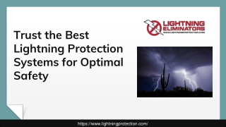 Trust the Best Lightning Protection Systems for Optimal Safety