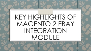 Increase Your Traffic With Magento 2 EBay Integration Module