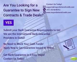 Infographics – International Bank Guarantee Providers