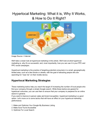 Hyperlocal Marketing: What It Is, Why It Works, & How to Do It Right