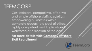 Offshore Hiring Services Philippines