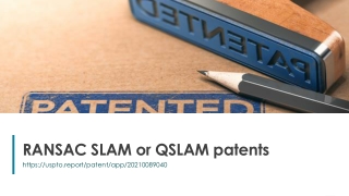 RANSAC SLAM or QSLAM patents