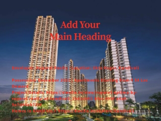Ruparel Optima By Ruparel Reatly At Kandivali, Mumbai