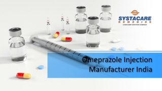 Omeprazole Injection Manufacturer in India |  Systacare Remedies