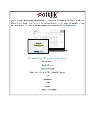 verificacion de facturas | Softlik.com