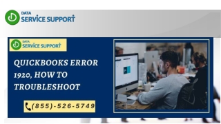 Showing Error 1920 Installing QuickBooks & Ways to Resolve