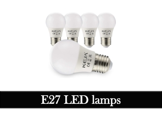 E27 LED lamps