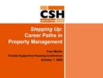 Stepping Up: Career Paths in Property Management