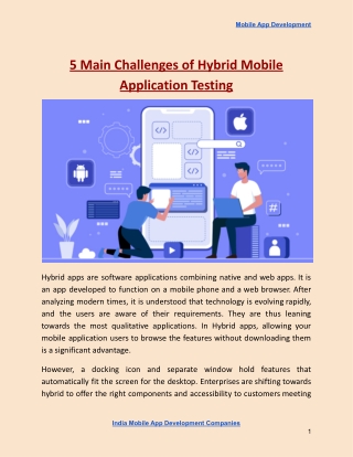 5 Main Challenges of Hybrid Mobile Application Testing