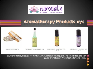 Aromatherapy Products nyc