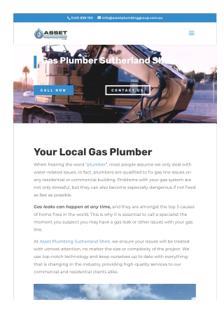 Gas Plumber Sutherland Shire-