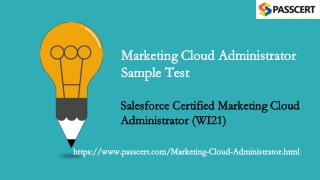 Salesforce Marketing Cloud Administrator Exam Dumps