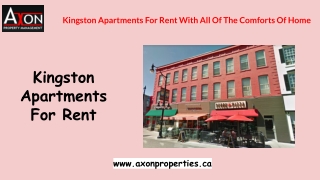 Kingston Apartments For Rent