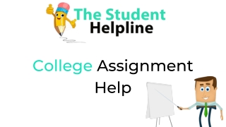College Assignment Help ppt