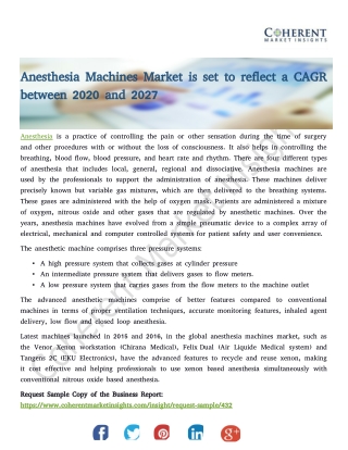 Anesthesia Machines Market
