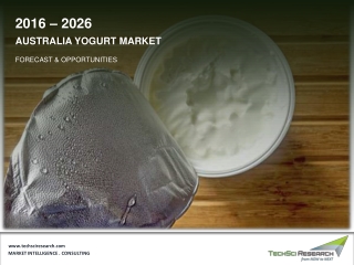 Australia Yogurt Market Size & Forecast 2026