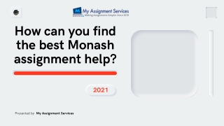 How can you find the best Monash assignment help