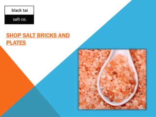 Shop Salt Bricks and Plates