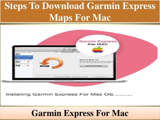 Steps To Download Garmin Express Maps For Mac